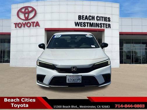 Platinum White Pearl 2022 Honda Civic Sport