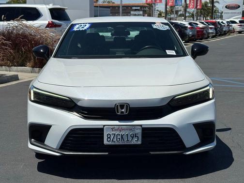 Platinum White Pearl 2022 Honda Civic Sport