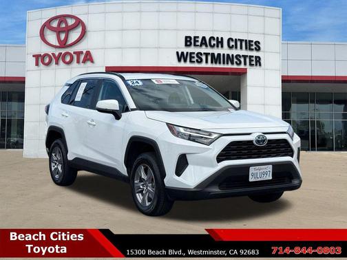 Ice Cap 2024 Toyota RAV4 Hybrid XLE