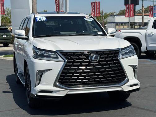 White Pearl 2021 Lexus LX 570 Three-Row