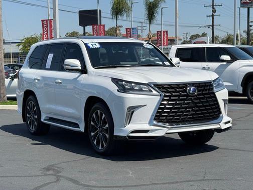 White Pearl 2021 Lexus LX 570 Three-Row
