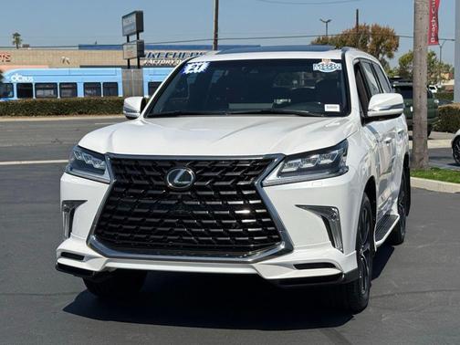 White Pearl 2021 Lexus LX 570 Three-Row