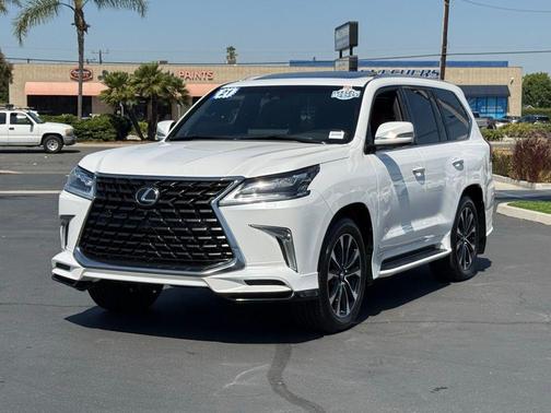 White Pearl 2021 Lexus LX 570 Three-Row