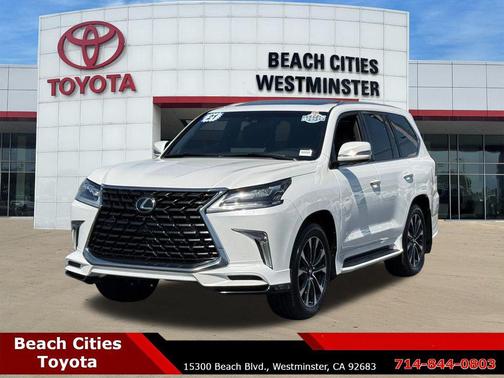 White Pearl 2021 Lexus LX 570 Three-Row