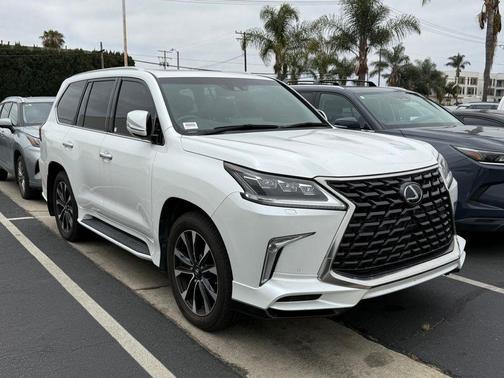 White Pearl 2021 Lexus LX 570 Three-Row