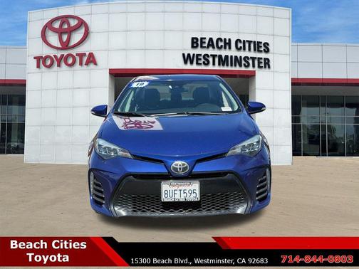 Blue Crush Metallic 2019 Toyota Corolla XSE