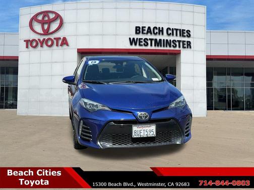 Blue Crush Metallic 2019 Toyota Corolla XSE