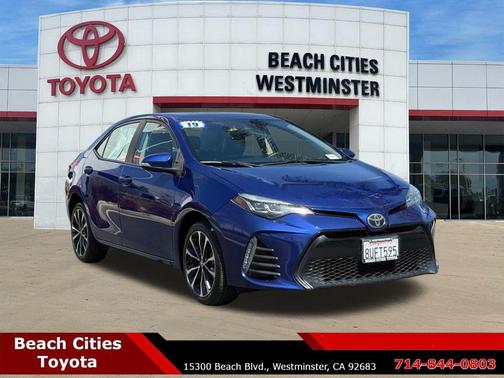 Blue Crush Metallic 2019 Toyota Corolla XSE