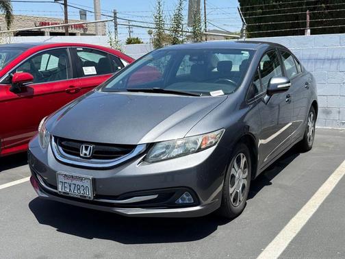 Gray 2013 Honda Civic Hybrid Base