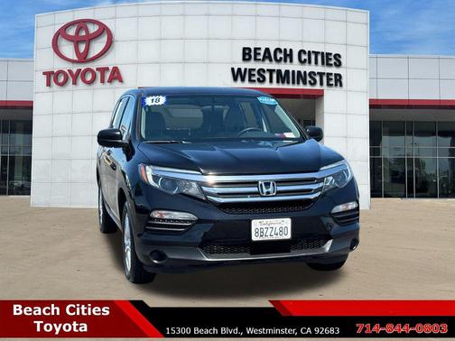 Crystal Black Pearl 2018 Honda Pilot LX