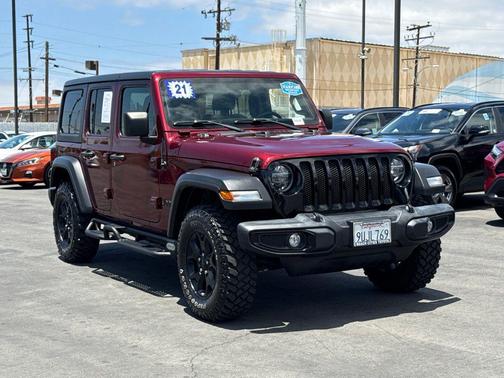Snazzberry Pearlcoat 2021 Jeep Wrangler Willys