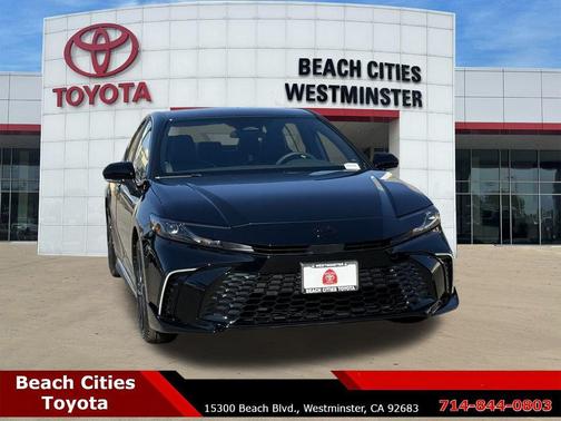 Midnight Black Metallic 2026 Toyota Camry Nightshade