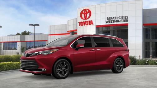 Ruby Flare Pearl 2026 Toyota Sienna Platinum