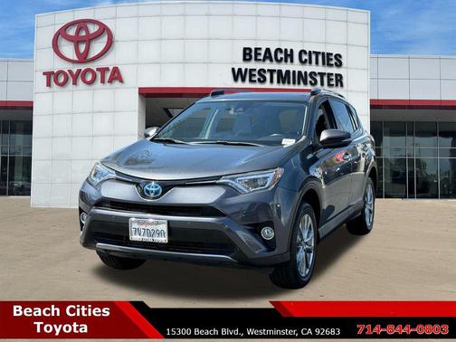 Magnetic Gray Metallic 2017 Toyota RAV4 Hybrid Limited