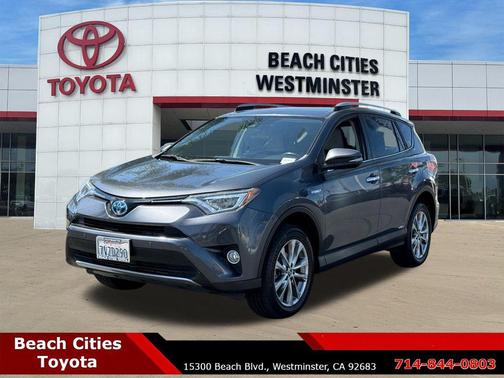 Magnetic Gray Metallic 2017 Toyota RAV4 Hybrid Limited