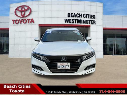 Platinum White Pearl 2019 Honda Accord Sport