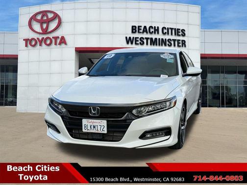 Platinum White Pearl 2019 Honda Accord Sport