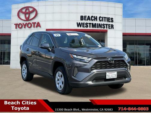 Midnight Black Metallic 2025 Toyota RAV4 LE