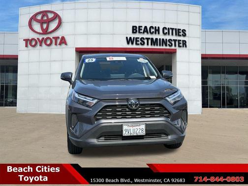 Midnight Black Metallic 2025 Toyota RAV4 LE