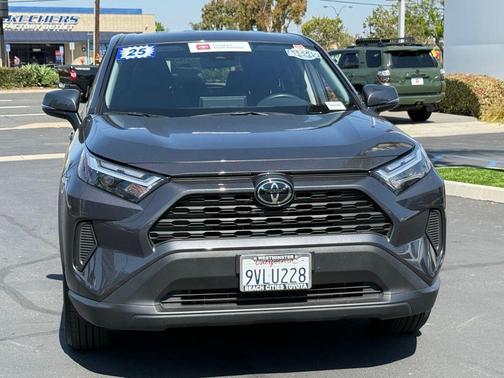 Midnight Black Metallic 2025 Toyota RAV4 LE