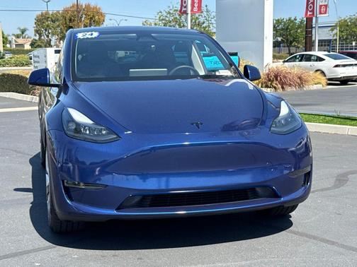 Blue 2024 Tesla Model Y Long Range Single Motor Rear-Wheel Drive