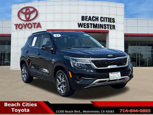 Cherry Black 2021 Kia Seltos EX