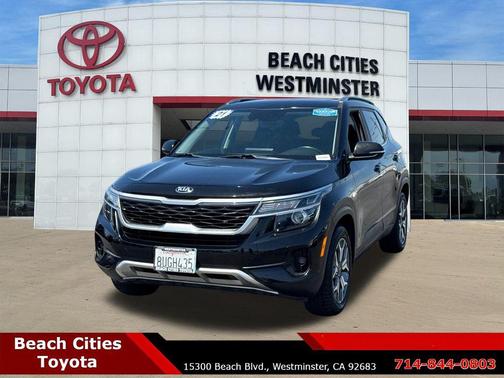Cherry Black 2021 Kia Seltos EX