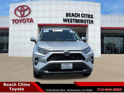 Silver Sky Metallic 2021 Toyota RAV4 XLE