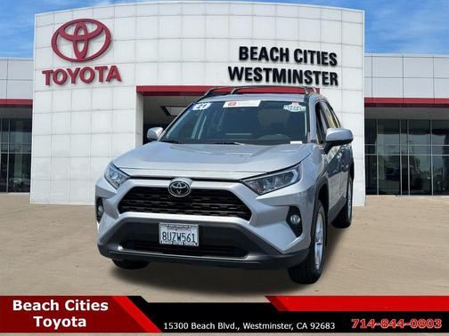 Silver Sky Metallic 2021 Toyota RAV4 XLE