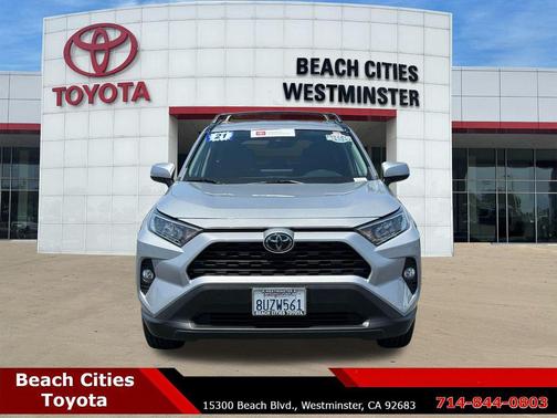 Silver Sky Metallic 2021 Toyota RAV4 XLE