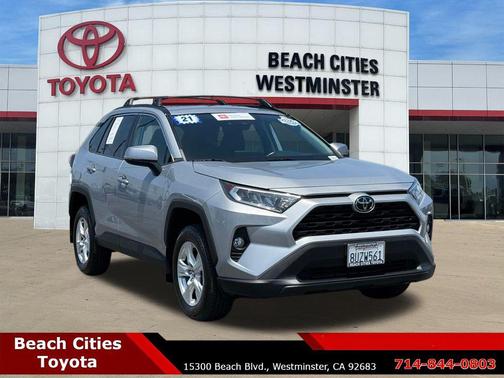 Silver Sky Metallic 2021 Toyota RAV4 XLE