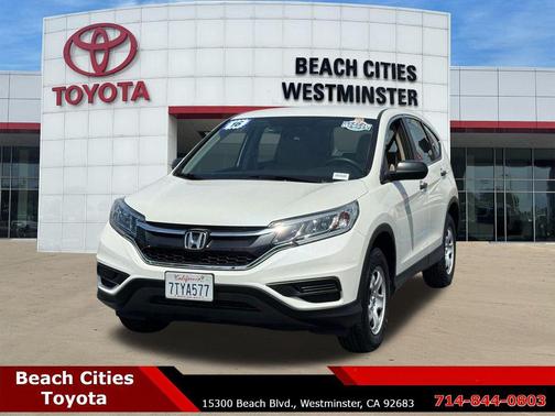 White Diamond Pearl 2016 Honda CR-V LX