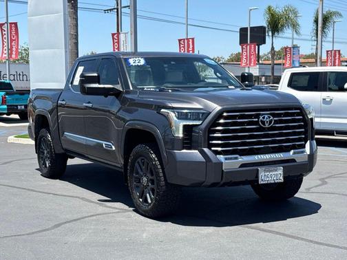 Magnetic Gray Metallic 2022 Toyota Tundra Hybrid Capstone