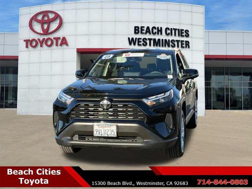 Midnight Black Metallic 2025 Toyota RAV4 LE