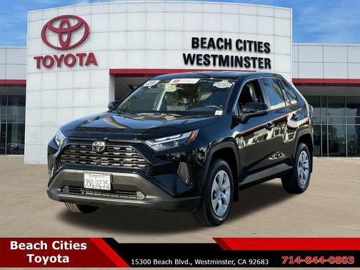 Midnight Black Metallic 2025 Toyota RAV4 LE