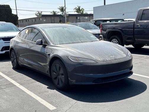 Stealth Gray 2025 Tesla Model 3 Long Range