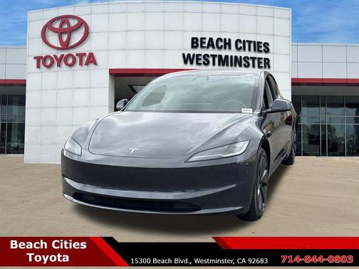 Stealth Gray 2025 Tesla Model 3 Long Range