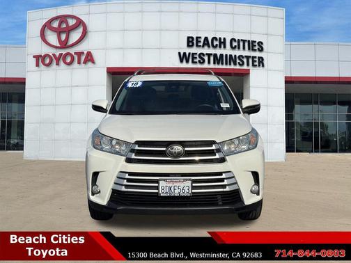 Blizzard Pearl 2018 Toyota Highlander LE Plus