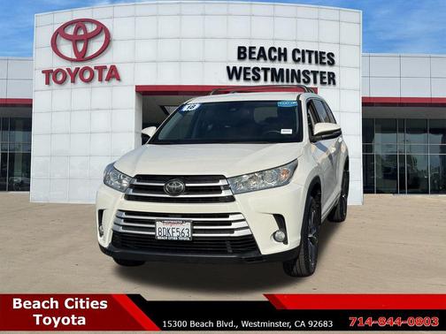 Blizzard Pearl 2018 Toyota Highlander LE Plus