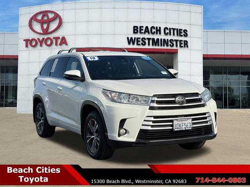 Blizzard Pearl 2018 Toyota Highlander LE Plus