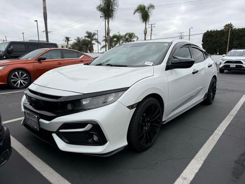 Platinum White Pearl 2021 Honda Civic Sport
