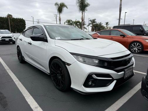 Platinum White Pearl 2021 Honda Civic Sport