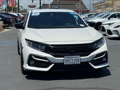 Platinum White Pearl 2021 Honda Civic Sport