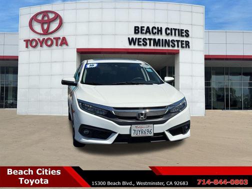 White 2016 Honda Civic Touring