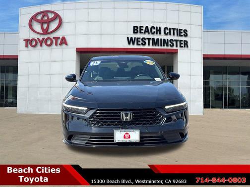 Crystal Black Pearl 2025 Honda Accord Hybrid Sport-L