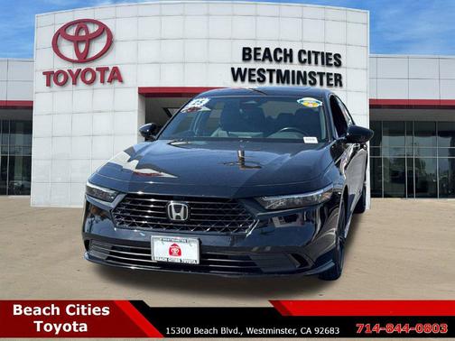 Crystal Black Pearl 2025 Honda Accord Hybrid Sport-L