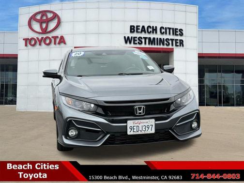 Modern Steel Metallic 2020 Honda Civic EX-L
