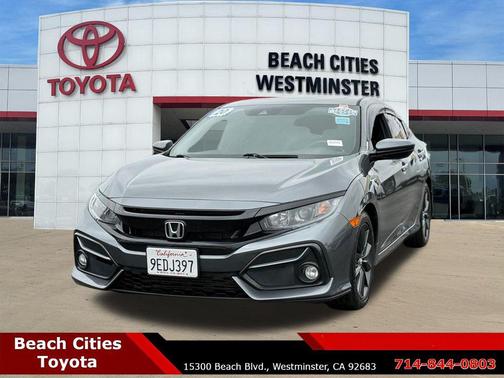 Modern Steel Metallic 2020 Honda Civic EX-L