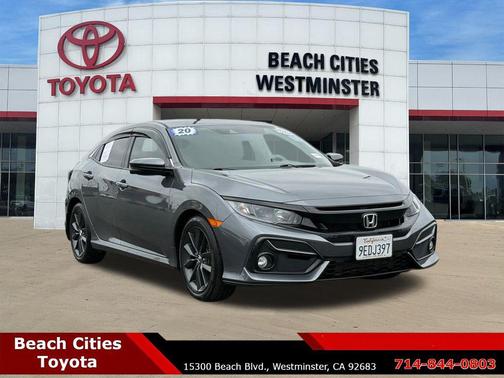 Modern Steel Metallic 2020 Honda Civic EX-L
