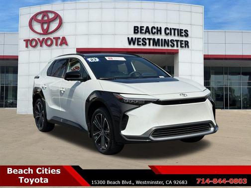 Wind Chill Pearl 2023 Toyota bZ4X Limited
